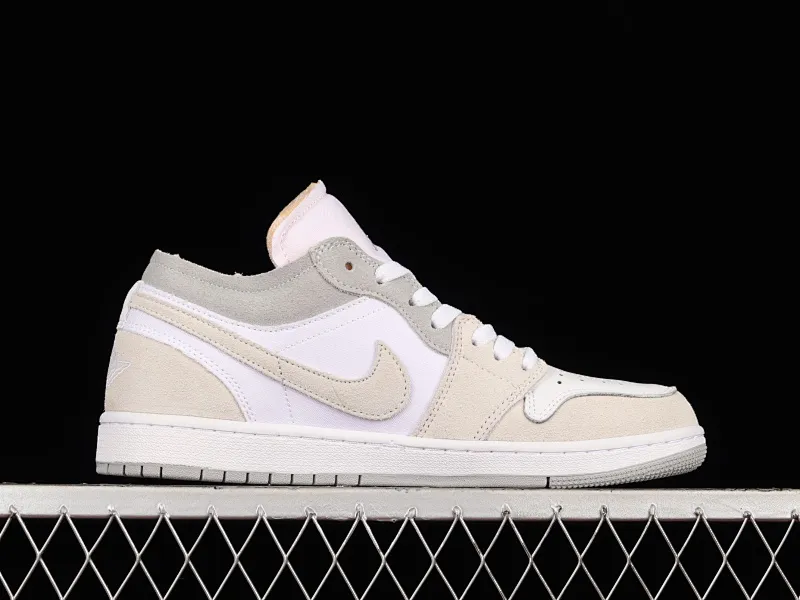 All categories Air Jordan Jordan series basketball shoes Air Jordan 1 Low Z version Air Jordan 1 Low "White and Phantom" AJ1 Joe 1 rice white retro culture and leisure sports sneakers DN1635-100